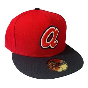 New Era Red and Black Cap